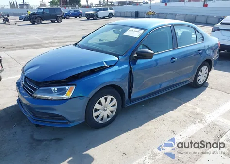 2015 Volkswagen Jetta 2.0L S из США, поврежденный, VIN 3VW2K7AJ0FM400615